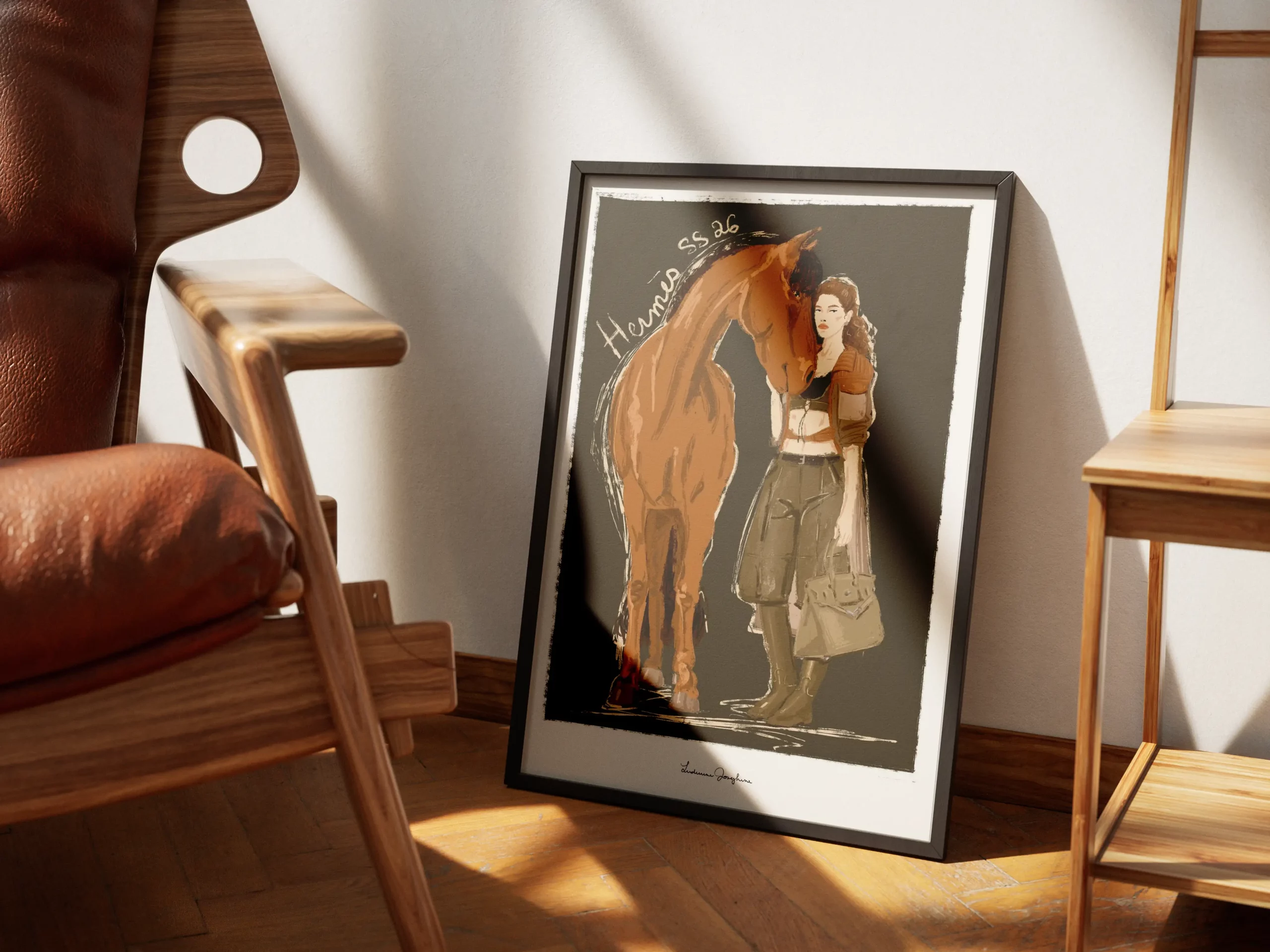 ludivine josephine artprint hermes ludivine josephine artprint hermes