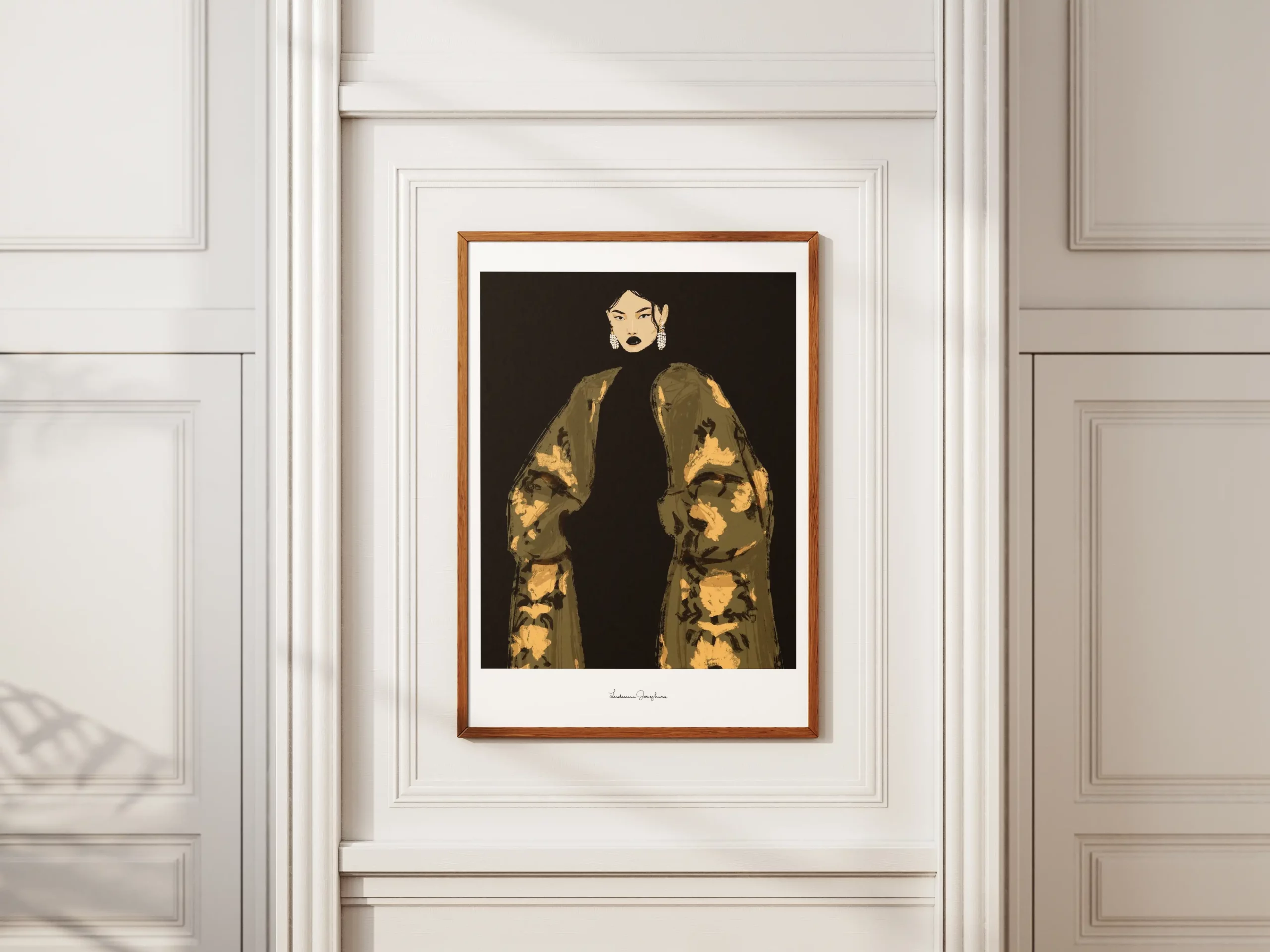 ludivine josephine artprint night ludivine josephine artprint night