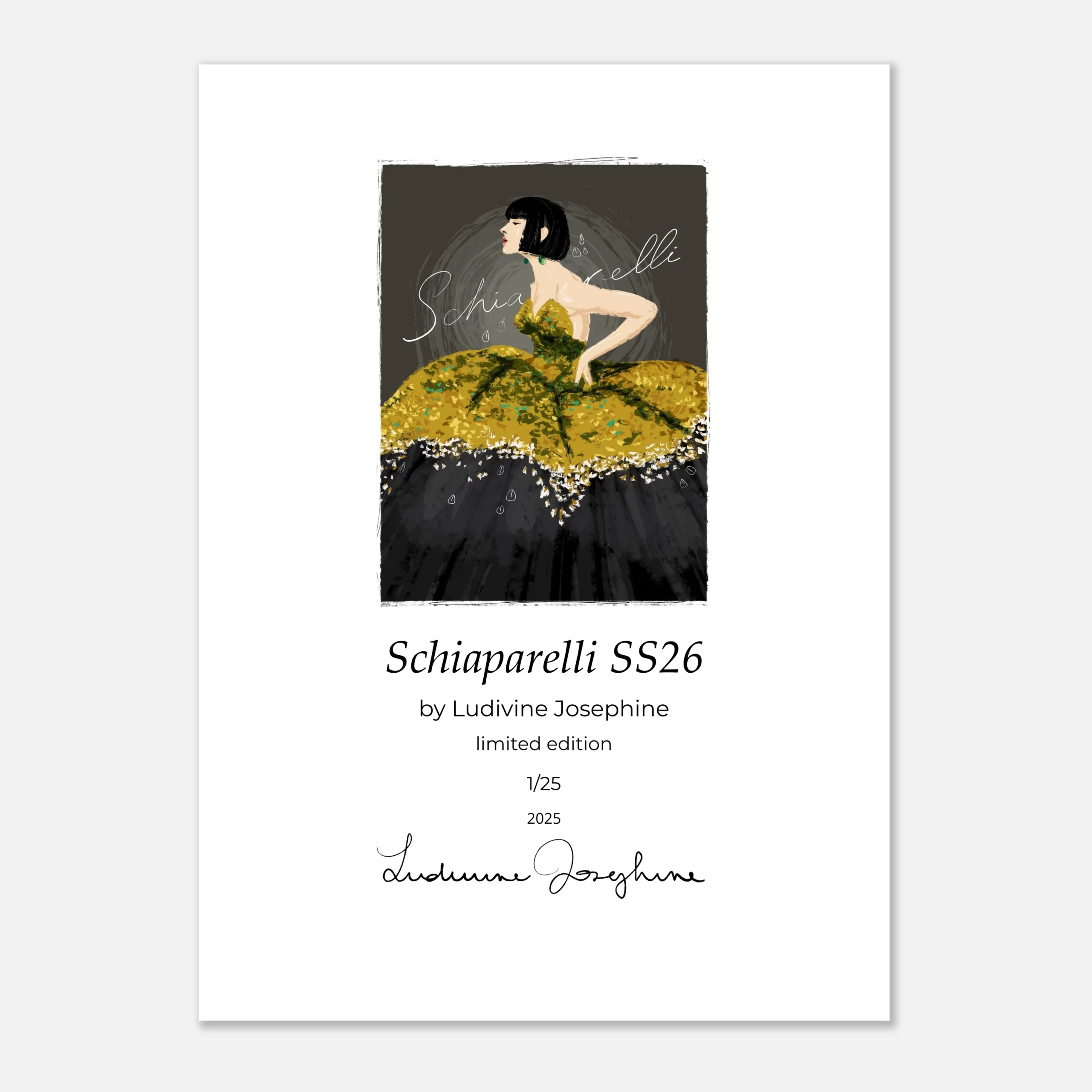 ludivine josephine certificat schiaparelli ss26 ludivine josephine certificat schiaparelli ss26