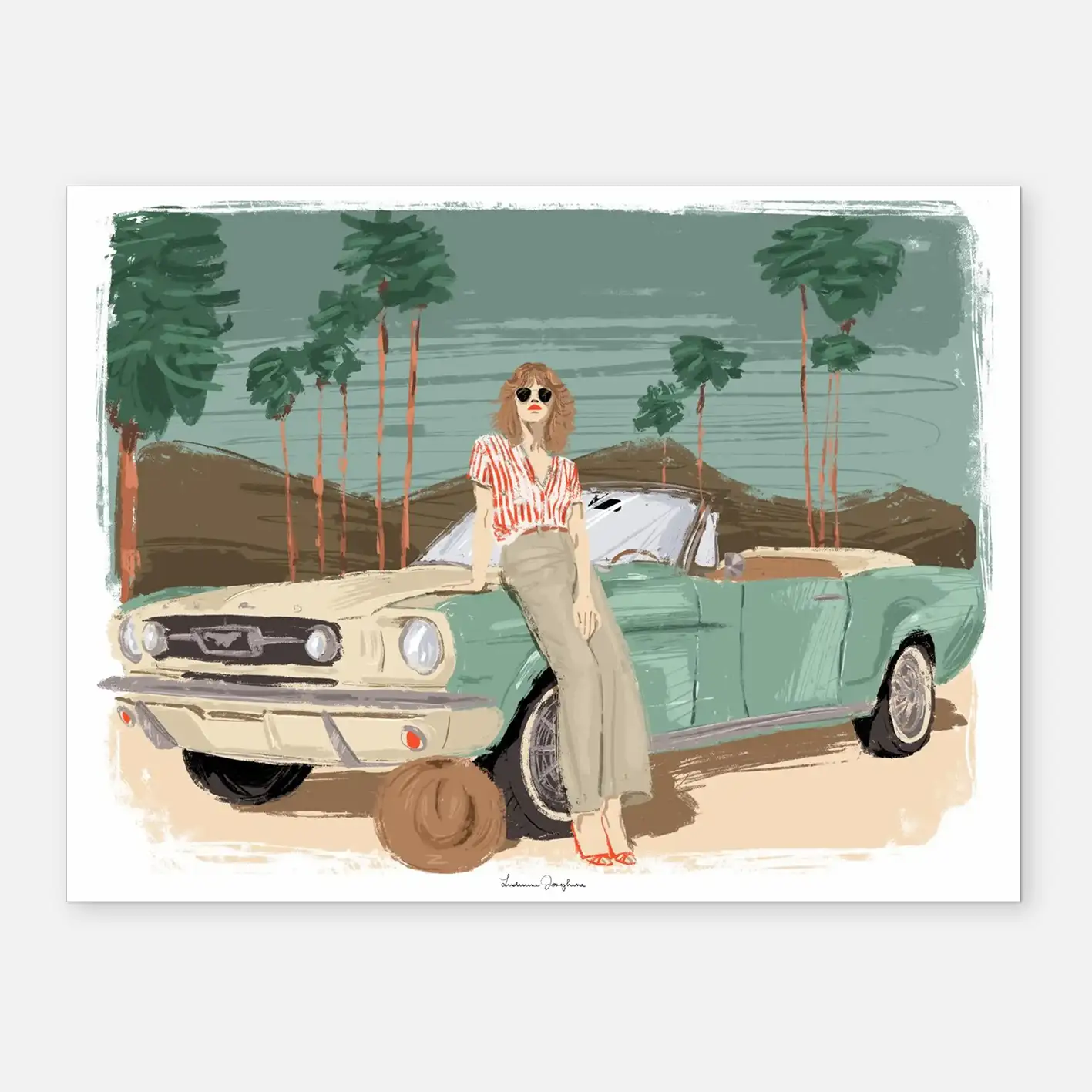 ludivine josephine luxury limited fine art print california