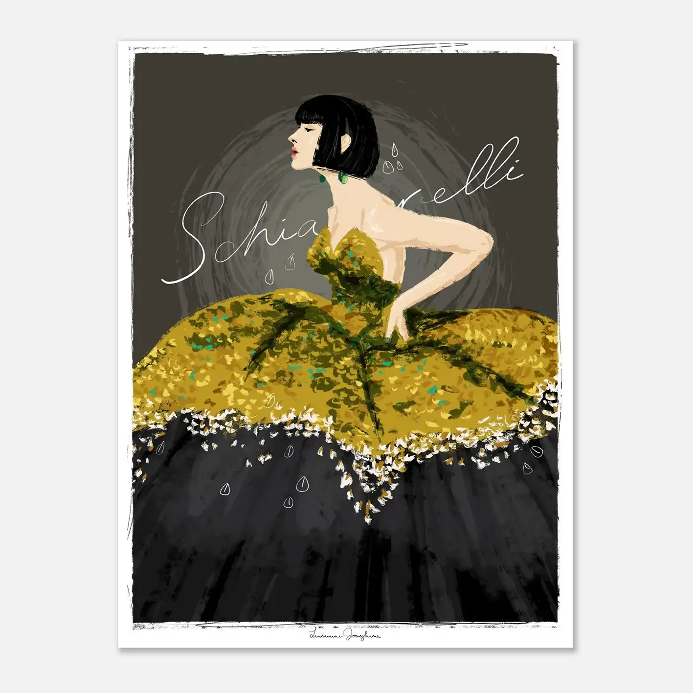ludivine josephine luxury limited fine art print schiaparelli ss26