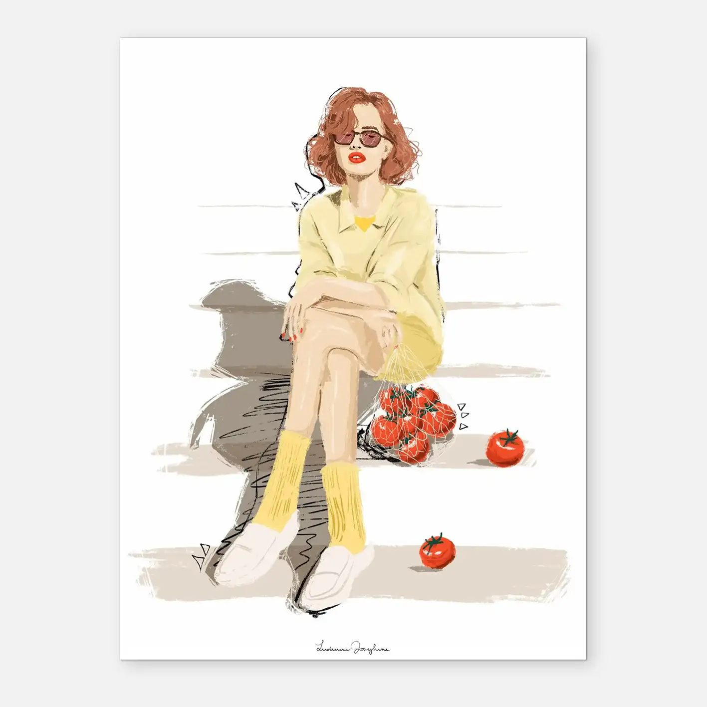 ludivine josephine luxury limited fine art print tomatoes