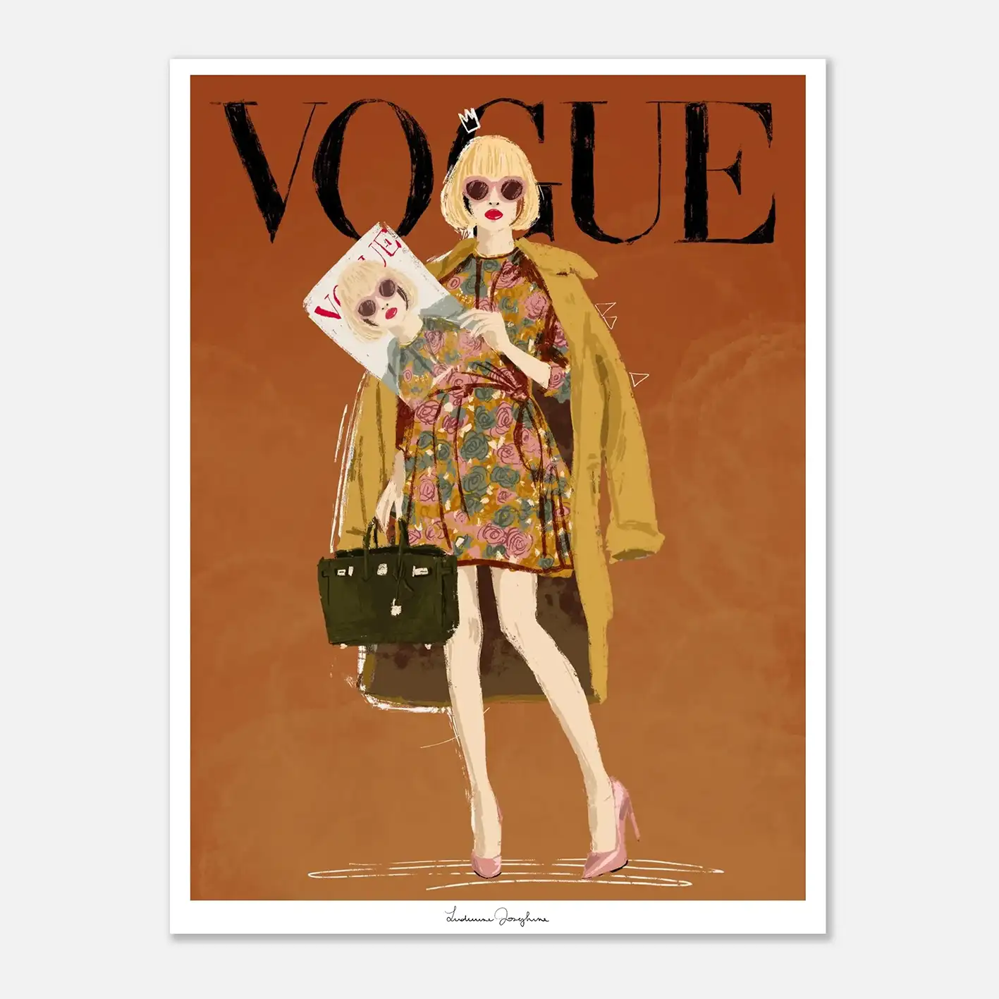 ludivine josephine luxury limited fine art print vogue